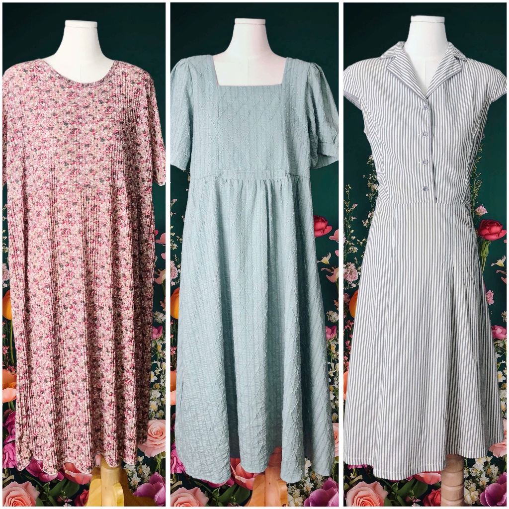 Đầm váy vintage dáng dài, ngắn, babydoll, mori, ulzzang, 2hand ins: april6_clothing