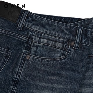 Owen - Quần jean Slim Fit QJS258013 màu Xanh chất liệu Cotton Spandex 99/1