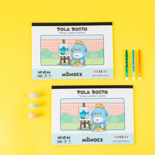 Vở Vẽ 100GSM A4 Học Sinh Tập Tô Màu Cho Bé - Sổ Tô Màu Sổ Vẽ Học Sinh Giấy Dày Mịn Hạn Chế Lem An Toàn