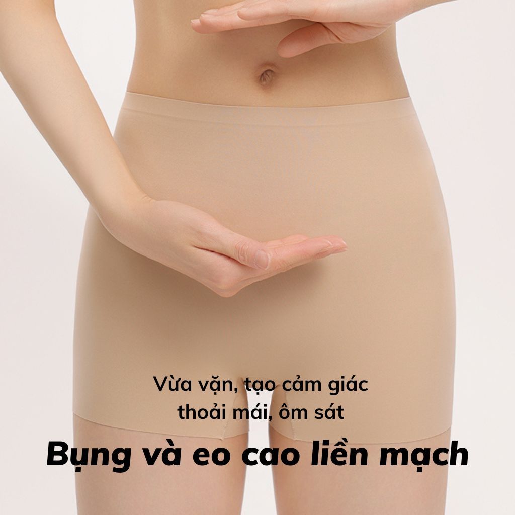 Quần mặc trong váy su cao cấp mềm mại co giãn tốt chống lộ viền ép tệp da không lộ viền LANIXA V6897