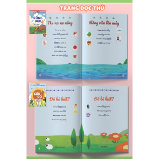 Sách - Thơ, Truyện, Đồng Dao, Câu Đố, Tập Nói Tập Đọc Cho Bé 0-6 Tuổi - Combo 4 Quyển