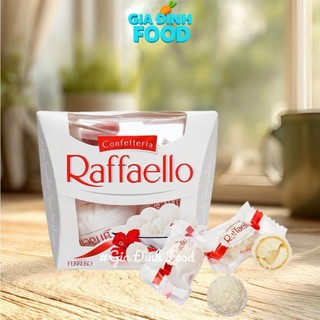 Socola Confetteria Raffaello Ferrero phủ sáp dừa nhân kem trắng & hạt hạnh nhân 150g