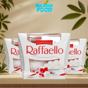 Socola Confetteria Raffaello Ferrero phủ sáp dừa nhân kem trắng & hạt hạnh nhân 150g