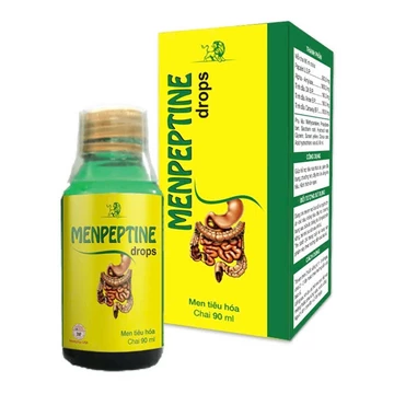 Menpeptine Drops- Bổ sung enzym tiêu hóa, giúp tăng cường tiêu hóa thức ăn, giảm triệu chứng đầy hơi, khó tiêu, biếng ăn