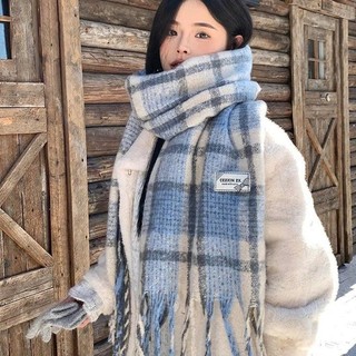 Khăn Len Choàng Cổ Nam Nữ, Khăn Quàng Cổ Mùa Đông Ấm Áp Mới K54