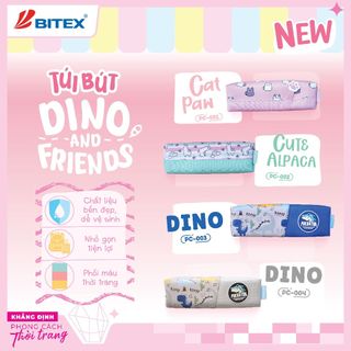 [Hàng mới về] Túi đựng bút/ Bóp viết Smartkids động vật dễ thương, nhẹ nhỏ gọn, màu sắc cho mẫu giáo, học sinh cấp 1