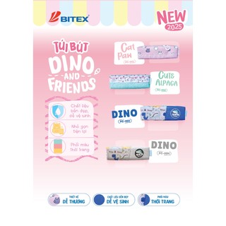 [Hàng mới về] Túi đựng bút/ Bóp viết Smartkids động vật dễ thương, nhẹ nhỏ gọn, màu sắc cho mẫu giáo, học sinh cấp 1
