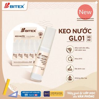 [HỘP 24 CHAI] Keo nước Bitex 30ml dán siêu chắc, tiết kiệm, khô nhanh, tiện cho trong túi GL01