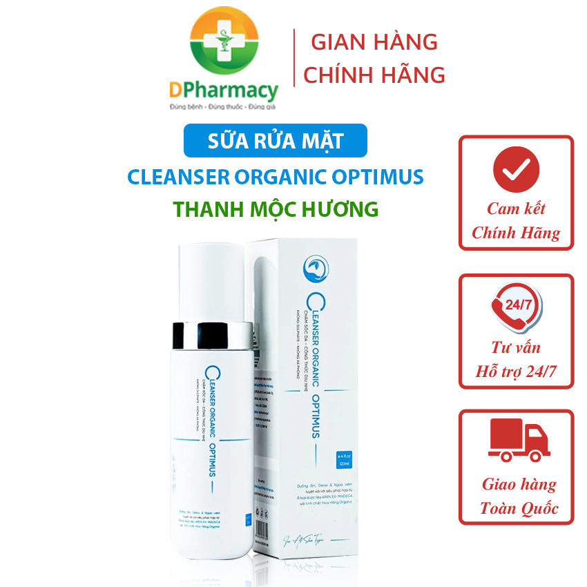 Sữa rửa mặt Optimus Thanh Mộc Hương sạch sâu dịu nhẹ,  sáng da, mịn da, ngừa mụn, ngăn ngừa nếp nhăn