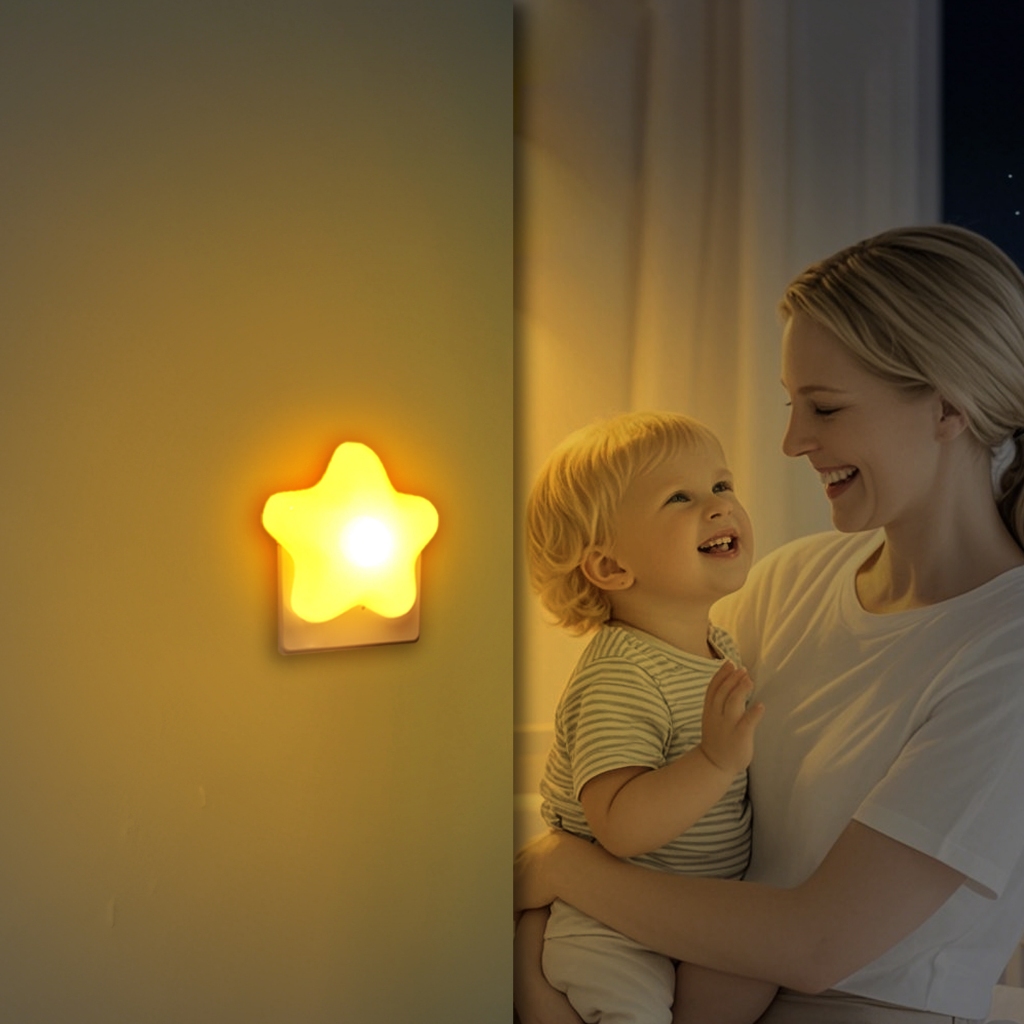 Đèn Ngủ Ngôi Sao LED Đa Năng Decor Square - Kèm Điều Khiển Từ Xa, Hẹn Giờ, Decor phòng ngủ