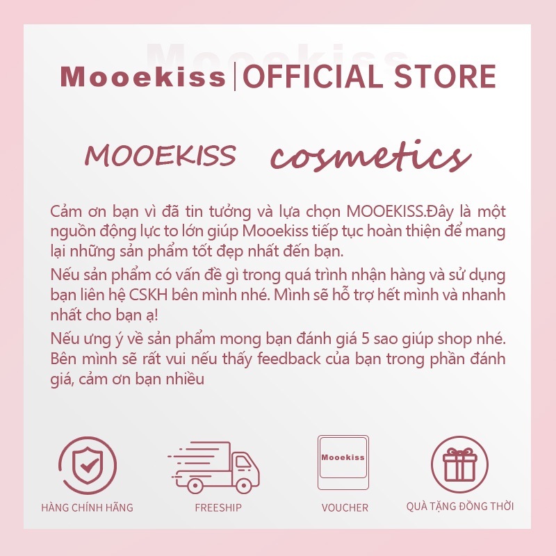 Bút kẻ mắt dạng lỏng Mooekiss không thấm nước và mồ hôi lâu trôi trong 8 giờ mà không bị lem 01 0.5ml [m] | BigBuy360 - bigbuy360.vn