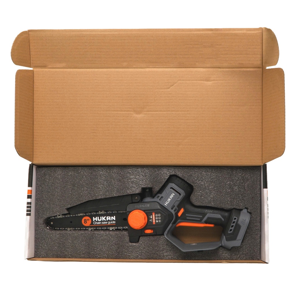 Thân Máy Cưa Xích Pin 8INCH HUKAN (GEN 1) G1-CX1108| Điện áp 21V, Động Cơ Không Chổi Than, Tốc Độ Cắt 7.5M/S