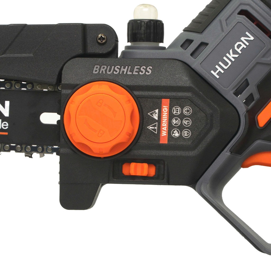 Thân Máy Cưa Xích Pin 8INCH HUKAN (GEN 1) G1-CX1108| Điện áp 21V, Động Cơ Không Chổi Than, Tốc Độ Cắt 7.5M/S