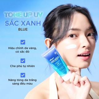 Kem Chống Nắng Nâng Tông Sunplay Skin Aqua Tone Up UV Blue SPF 50+ PA++++ 50g