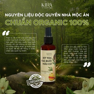 Xịt Kích thích mọc tóc Hoa Bưởi Hữu Cơ Mộc Ân Chắc Khoẻ Và Mọc Tóc Bổ sung tinh dầu hoa bưởi đậm đặc - 100ml