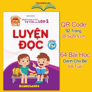 Sách- Luyện Đọc Tâm Thế Hành Trang Cho Bé Tự TIn Vào Lớp 1 Từ 5 6 Tuổi Phiên Bản Mới Có Mã QR 92 Trang 64 Bài Học