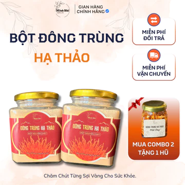Bột Đông Trùng Hạ Thảo Thượng Hạng - 60gram, Đông Trùng Hạ Thảo Sấy Thăng Hoa | Minh Nhi HealthyLife