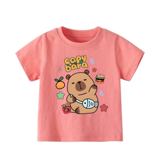 👕 Áo Thun Bé Gái mềm mịn thoáng mát in hình dễ thương 👕 AT100