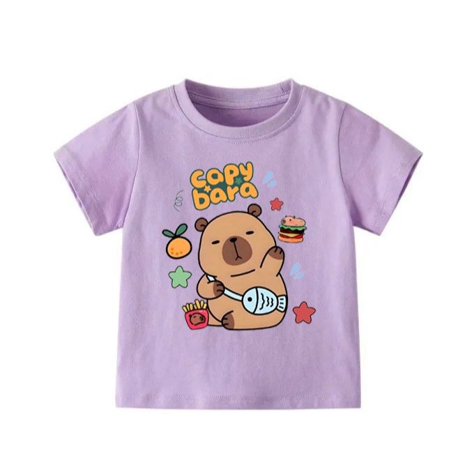 👕 Áo Thun Bé Gái mềm mịn thoáng mát in hình dễ thương 👕 AT100