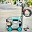 Máy xịt rửa công nghiệp 2,5kW KOMI KM-X25 trang bị xe đẩy, lưu lượng 13 lít/phút, áp lực nước 200bar bảo hành 12 tháng