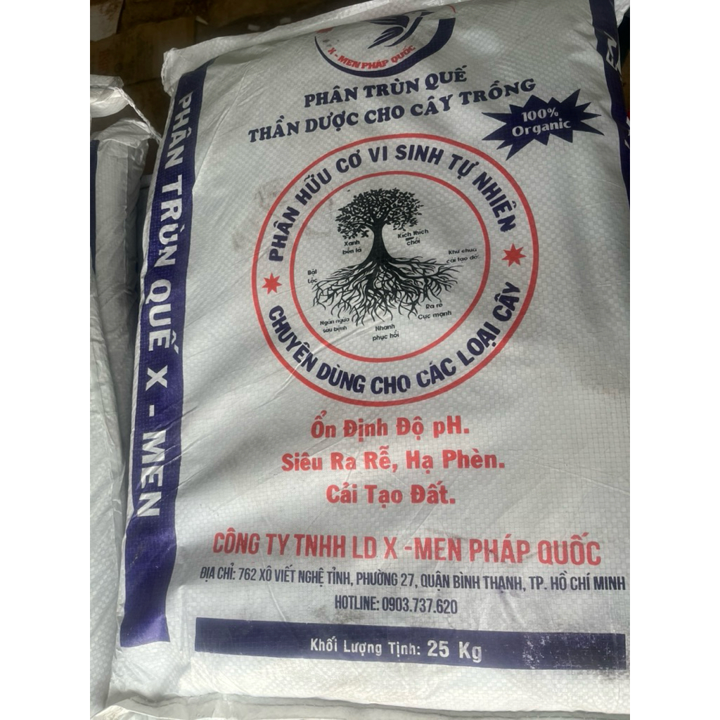 Túi zip 1kg phân trùn quế-phân bón hữu cơ cho cây trồng
