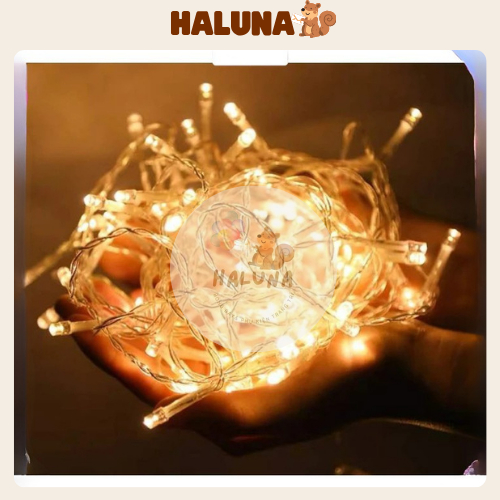 Đèn led đom đóm 2m,3m chạy bằng pin-Trang trí sinh nhật, phòng cưới, hoa, mẹt tết, tháp oản, nhà cửa