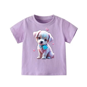 👕 Áo Thun Bé Gái mềm mịn thoáng mát in hình dễ thương 👕 AT103