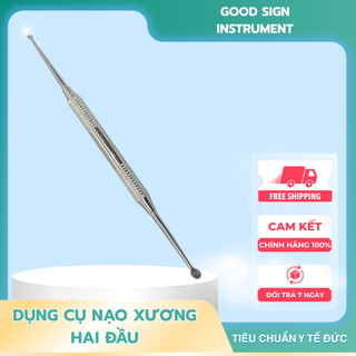 [FULL BẠC 2 ĐẦU NHỎ] Dụng cụ nạo xương hai đầu - dao nạo xương y tế - dao nạo xương phẫu thuật