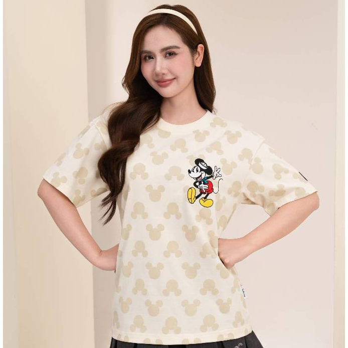 Áo Thun Oversize ECOCHIC TS013 ICONIC MICKEY Chính Hãng Bản Quyền Disney MICKEY COLLECTION | BigBuy360 - bigbuy360.vn
