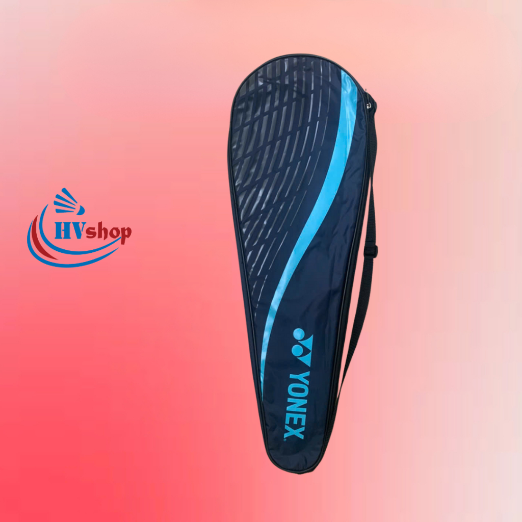 Bao vợt Yonex chính hãng màu đen cam, đựng tối đa 2 vợt, có chống sốc bên trong - HVShop