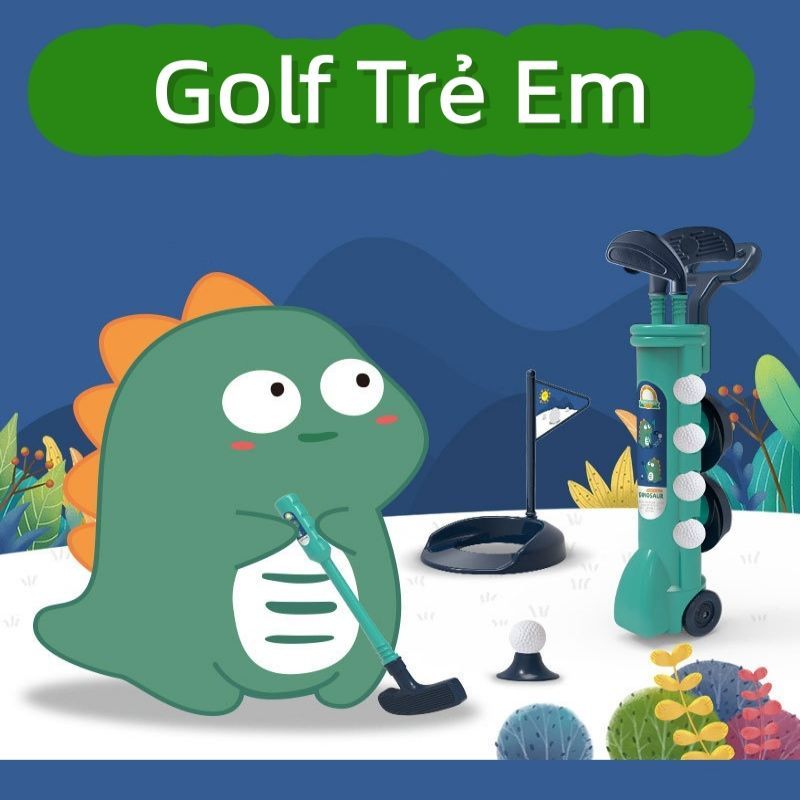 Trẻ em Mini Golf Set Trong nhà và ngoài trời Phụ huynh Thể thao Đồ chơi Set cho bé trai và bé gái Quà tặng