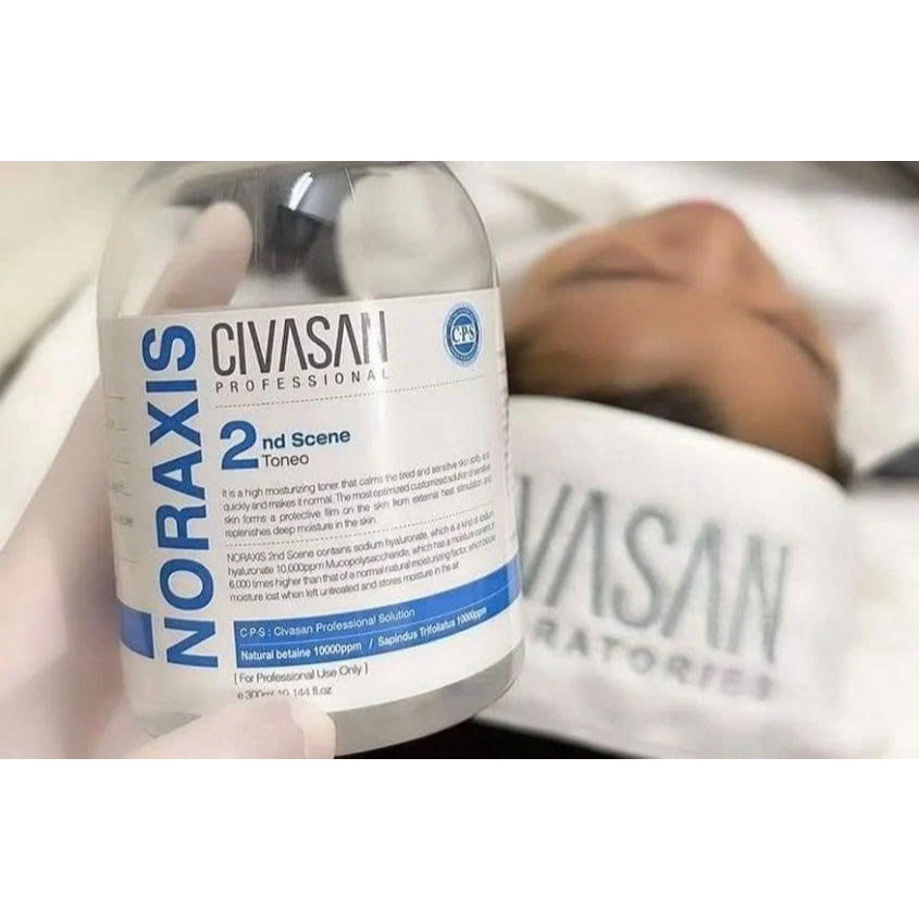 Toner cấp nước phục hồi da mỏng yếu Civasan Noraxis 2nd Scene