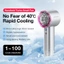 Jamay F7 Quạt cầm tay tốc độ cao quạt turbo - 6000mAh 15 Giờ - Màn hình LED - Giảm giá - Gió mạnh