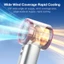 Jamay F7 Quạt cầm tay tốc độ cao quạt turbo - 6000mAh 15 Giờ - Màn hình LED - Giảm giá - Gió mạnh