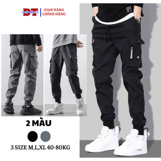 Quần Suông Túi Hộp chất kaki cao cấp basic nam nữ ống suông rộng, lưng thun co giãn - K1