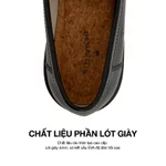 Giày Lười Nam Nữ THEWOLF SEAN PENNY LOAFER - Đen / Đen Kem / Tan — ảnh 6