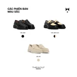 Giày Lười Nam Nữ THEWOLF SEAN PENNY LOAFER - Đen / Đen Kem / Tan — ảnh 2