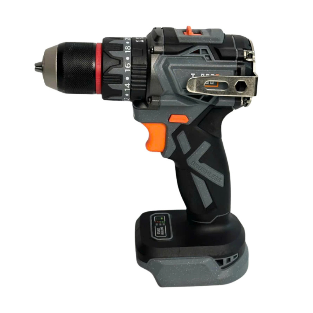 Thân Máy Khoan Pin T-BOSS BS-6110, 3 Chức Năng, Đầu 10ly Autolock, Động Cơ Không Chổi Than, Chân Pin Phổ Thông