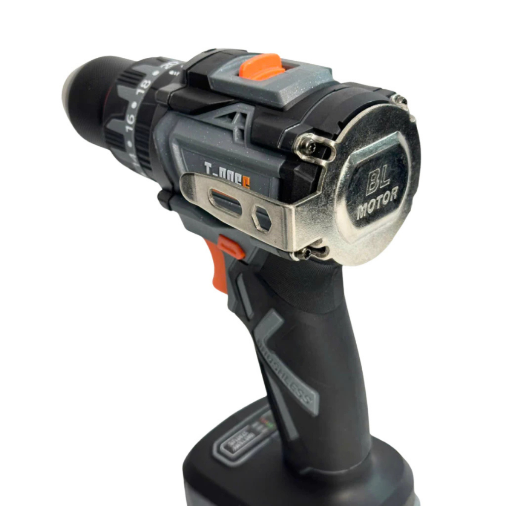 Máy Khoan Pin T-BOSS BS-6110, 3 Chức Năng, Đầu 10ly Autolock, Động Cơ Không Chổi Than, Chân Pin Phổ Thông