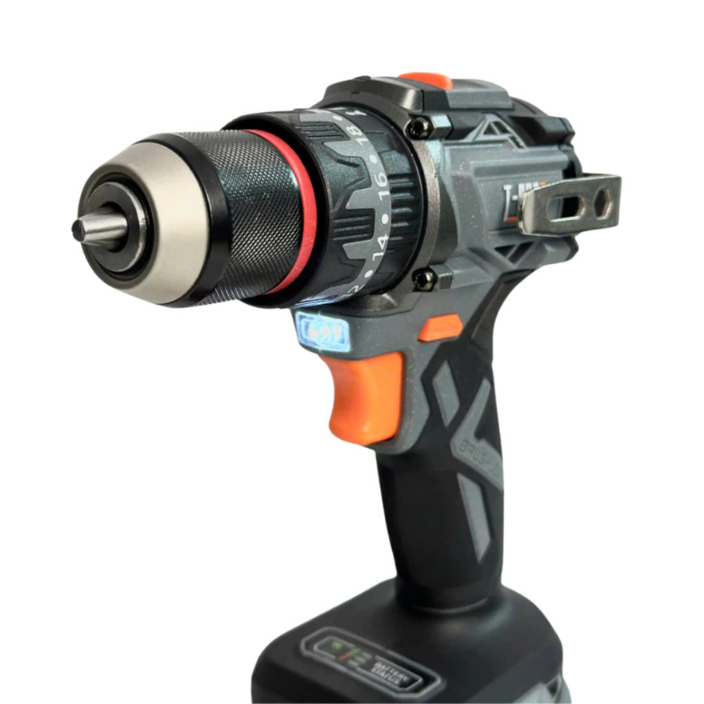 Máy Khoan Pin T-BOSS BS-6110, 3 Chức Năng, Đầu 10ly Autolock, Động Cơ Không Chổi Than, Chân Pin Phổ Thông