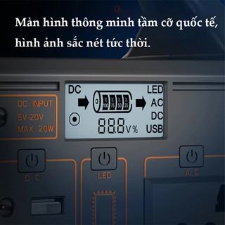 Nguồn điện năng lượng Ngân hàng điện năng lượng mặt trời di động 210V điện cắm trại Nguồn điện dự phòng cầm tay cho cắm