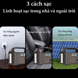 Nguồn điện năng lượng Ngân hàng điện năng lượng mặt trời di động 210V điện cắm trại Nguồn điện dự phòng cầm tay cho cắm