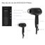 Máy Sấy Tóc PHILIPS BHC010/10 - BHC010/00 Công Suất 1200 W Thiết Kế Gấp Gọn 3 Chế Độ Sấy Khô