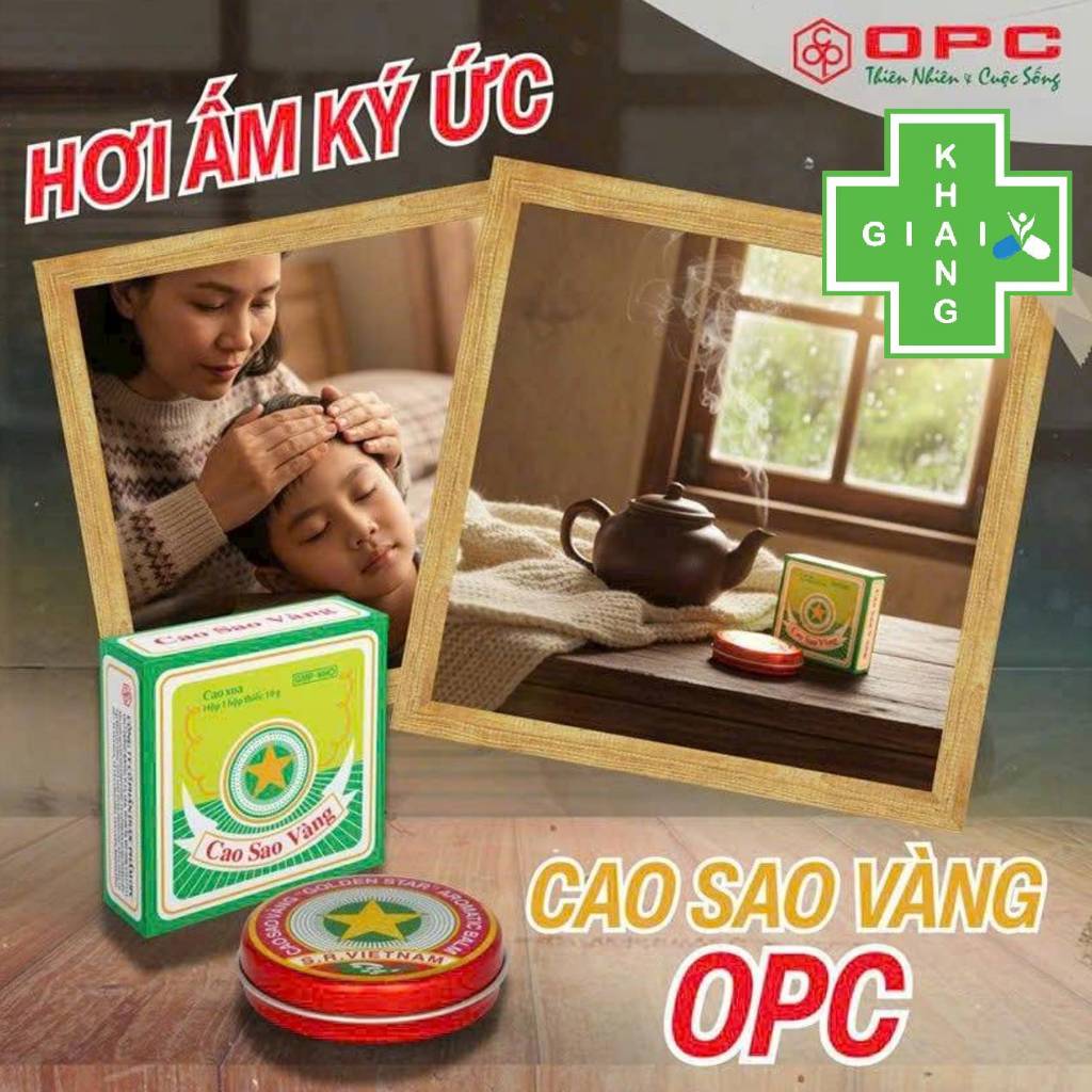 Cao sao vàng OPC thần dược của mọi nhà, trợ thủ đắt lực mọi thế hệ giúp đánh bay cảm cúm, nhức mỏi (Hộp thiếc 10g)