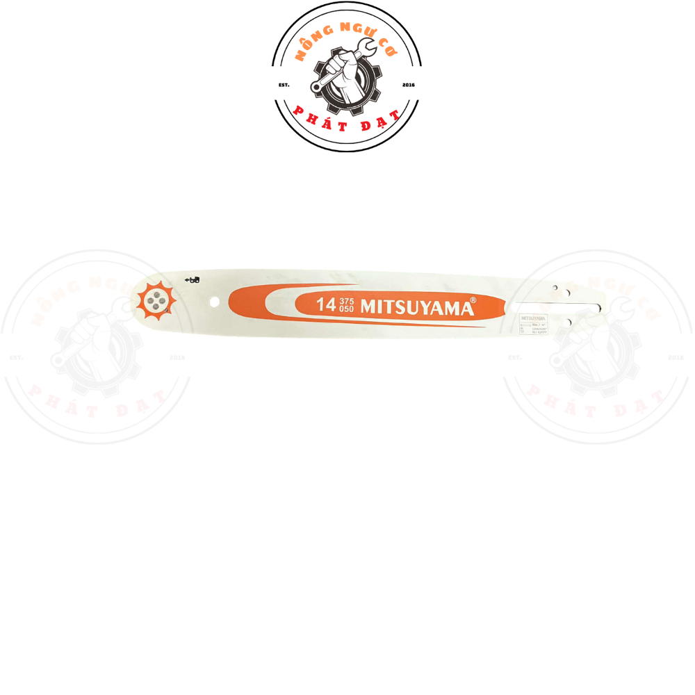 Lam  Máy Cưa MITSUYAMA Bánh Xe Dài 4 Tấc, 14'', Chân 8 Li, Đầu Nhỏ, xài xích 91 (xích trung), 26 mắt