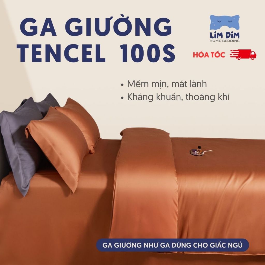 Ga giường Tencel 100S cao cấp Lim Dim Home Bedding – mềm mịn mát, nhiều ...