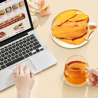 Xoài sấy dẻo 100g, xoài cát tẩm muối ớt, nguyên miếng, không tẩm đường, giữ nguyên vị chua ngọt