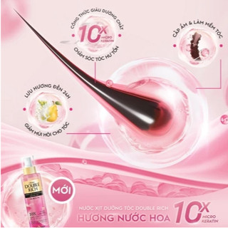Nước Xịt Dưỡng Tóc Double Rich Hương Nước Hoa Perfume Balancing Water 10X (200ml)