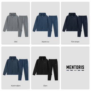 Bộ Đồ Nam MENTORIS Vải Gió Cao Cấp, Form Thể Thao Gọn Gàng, Thiết Kế 2 Lớp, Mũ Tháo Rời MBG01
