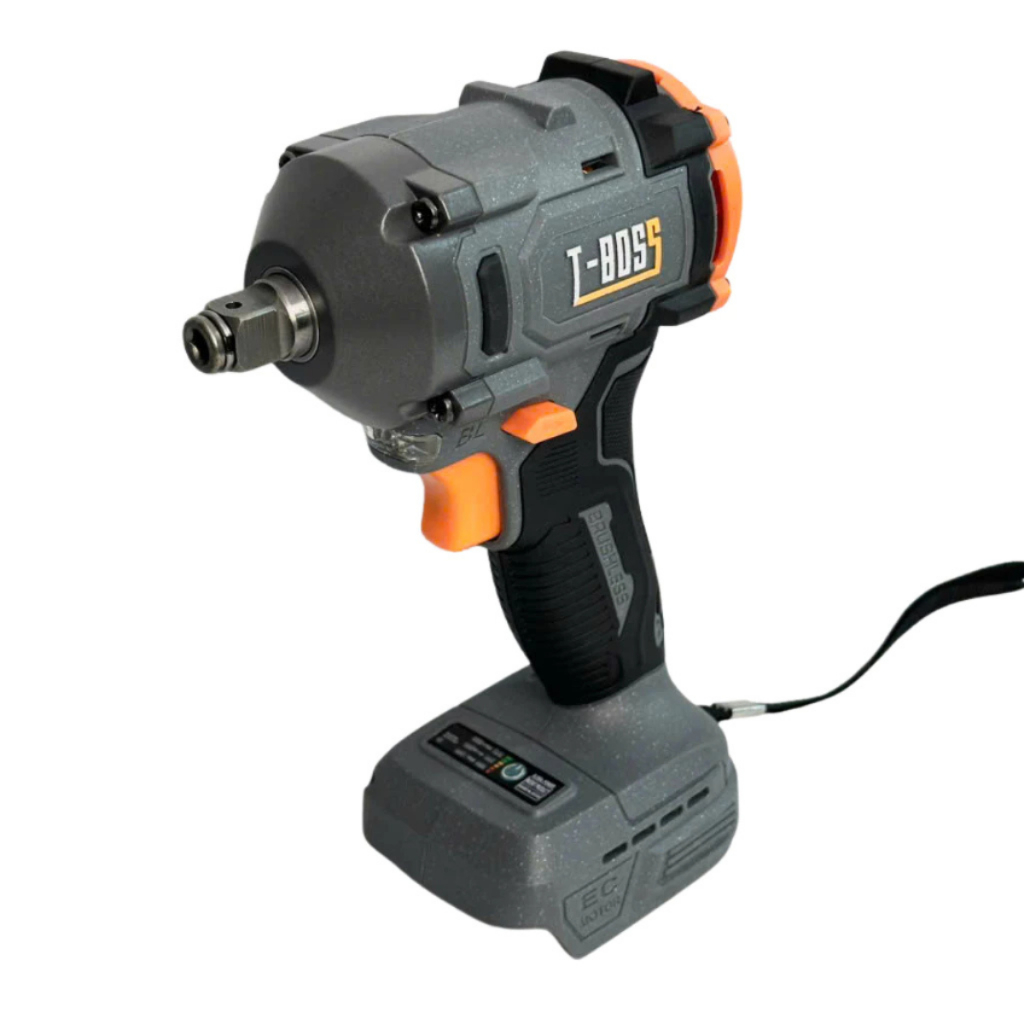 Máy Siết Bulong T-BOSS BS-6380 Động Cơ Lõi Đồng, Chân Pin Phổ Thông, Đầu Bulong 2 Trong 1